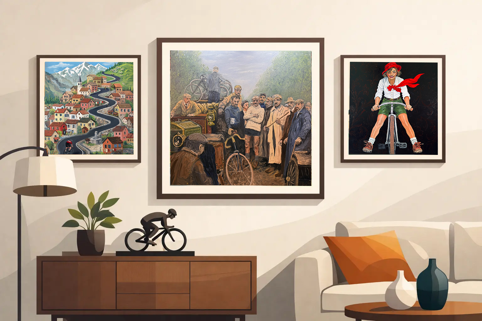 Why Cycling Art Belongs in a Collected Home